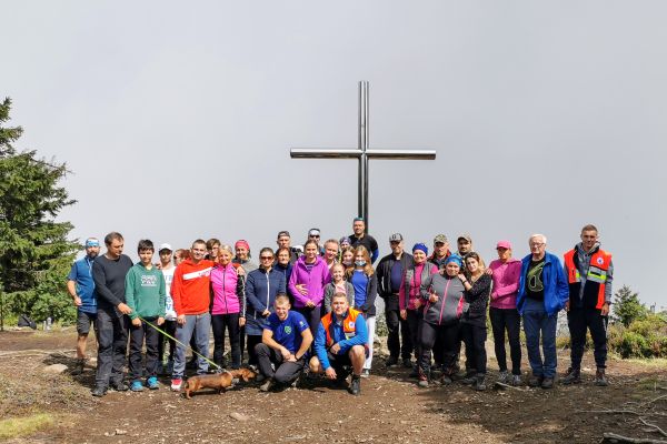 Ascent to Vtáčnik and the SNP bonfire